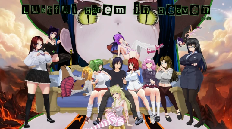 【日系SLG/AI汉化/沙盒】天堂里的后宫1.4 AI汉化版【PC+安卓/1.9G/更新】Lustful Harem in Heaven [v1.4]illusion中国i社Steam游戏下载